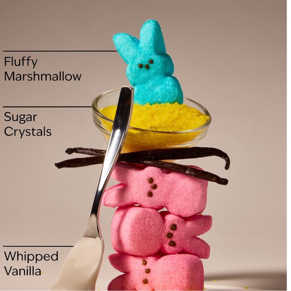 NEW B&BW x PEEPS Marshmallow (2) Travel size 2.5 oz Fragrance for body and hair - Picture 2 of 3